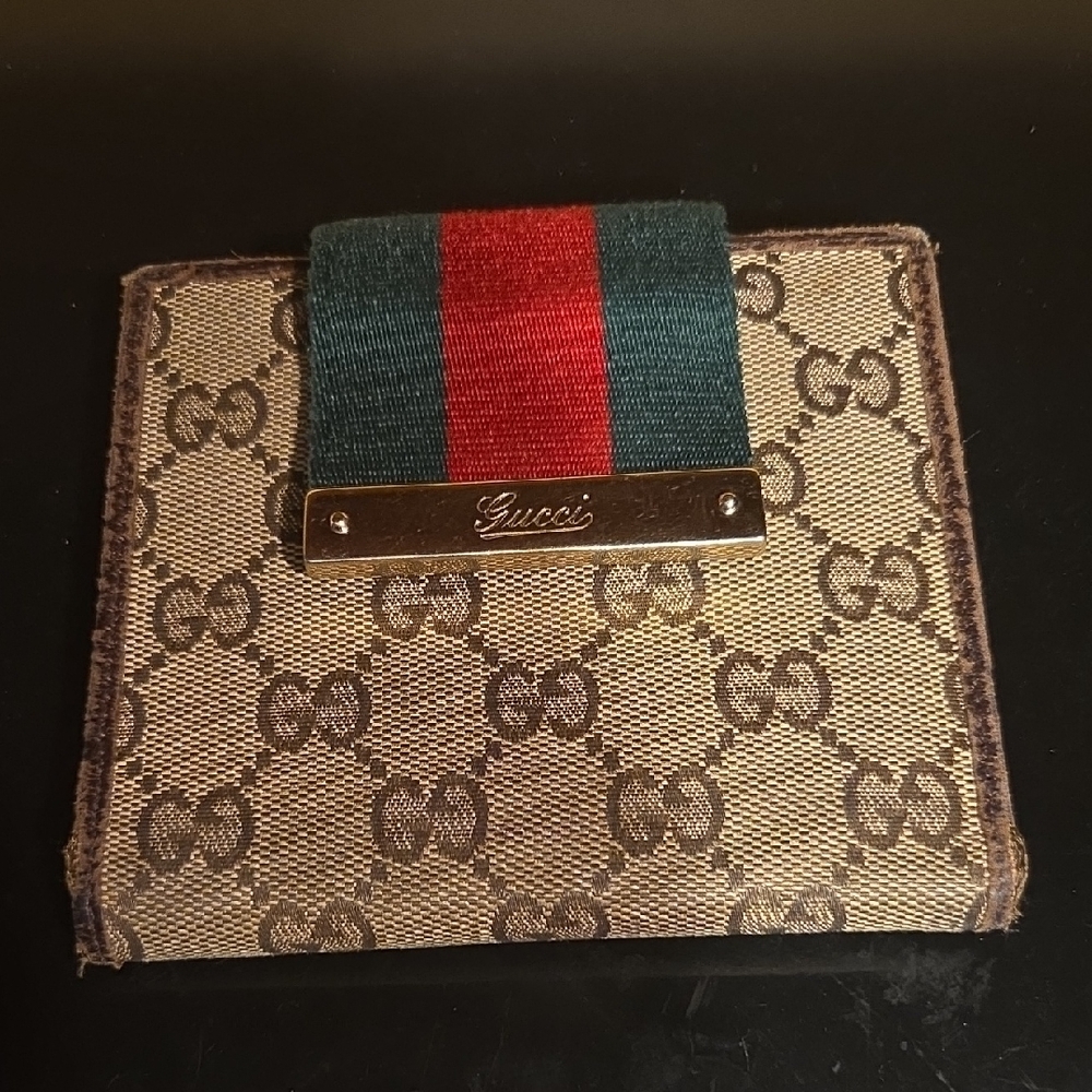 Gucci Beige and Multicolor Monogram Wallet